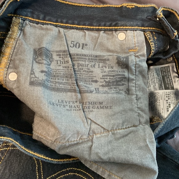 Levis 501 Wedgie Fit Denim Size 27x26 - Picture 4 of 4